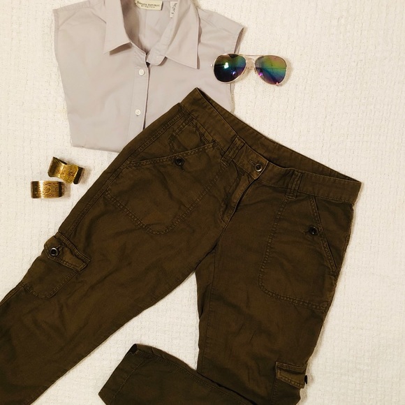 J. Crew Pants - JCrew “City Fit” Cotton/Linen Casual Pant